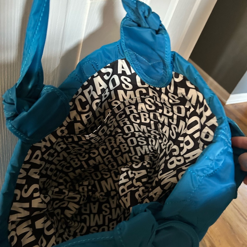 Marc Jacobs Blue Nylon Tote Bag - Picture 2 of 6